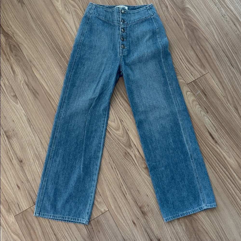 Reformation Bobbie High-Rise Wide Leg Jeans